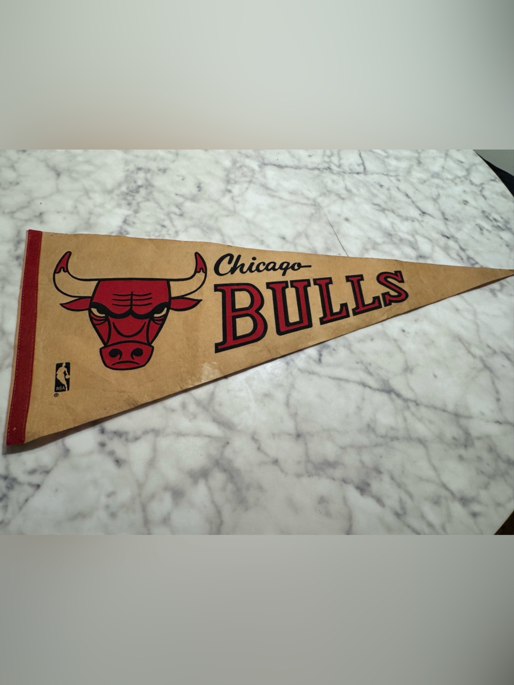 Old school 1990s Chicago Bulls pennant